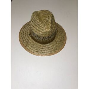 Vintage Men’s Broner The Best Straw Sun‎ Hat Wide Brim Band Made In USA M